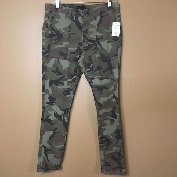 Sanctuary army fatigue pork chop twill pants 30 - Picture 2 of 6